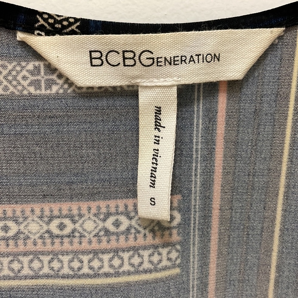 Bcbgeneration Navy Patterned Romper - image 5